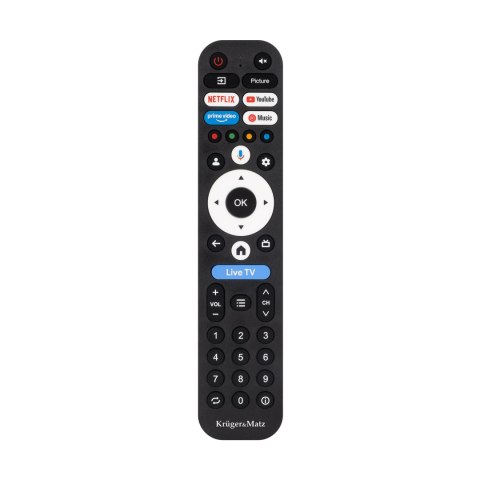 Telewizor Kruger&Matz 40" FHD Google TV 5.0, DVB-T2/S2/T/C H.265 HEVC Kruger&Matz