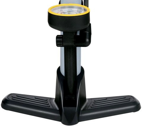 POMPKA WARSZTATOWO ROWEROWA DUNLOP 230Psi (16Bar) Z MANOMETREM SZARA