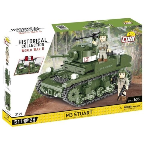 Klocki m3 stuart 511 klocków COBI KLOCKI
