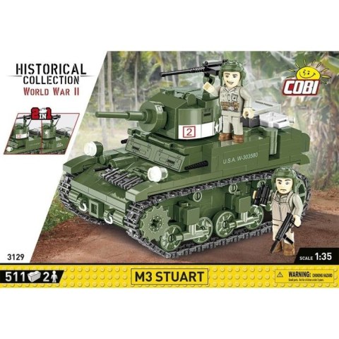 Klocki m3 stuart 511 klocków COBI KLOCKI
