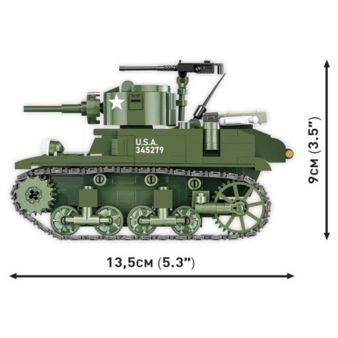 Klocki m3 stuart 511 klocków COBI KLOCKI