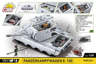 Klocki panzerkampfwagen e-100 COBI KLOCKI