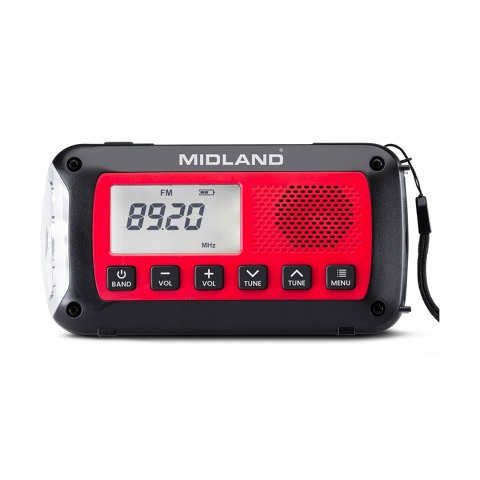 Radio alarmowe Midland ER100 z akumulatorem 2600mAh Alan