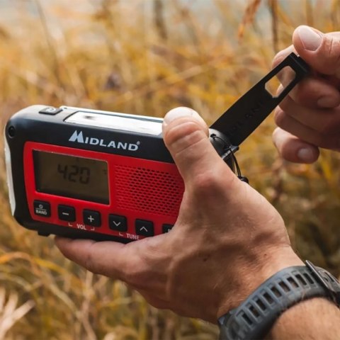 Radio alarmowe Midland ER100 z akumulatorem 2600mAh Alan