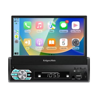 Radio samochodowe Kruger&Matz KM2018 z wysuwanym ekranem 7" CarPlay/AndroidAuto Kruger&Matz