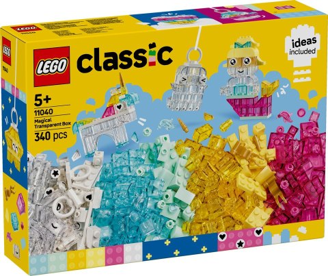 11040 | Magiczny zestaw z przezroczystymi klockami LEGO