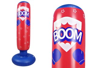 Nadmuchiwany Worek Bokserski Czerwono Niebieski 125CM LEAN TOYS