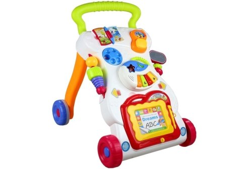 Pchacz Chodzik Telefon Pianinko Znikopis 3 w 1 LEAN TOYS