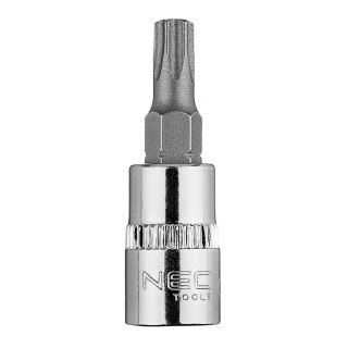 Końcówka Torx TX27 na nasadce 1/4", krótka, 37 mm NEO TOOLS