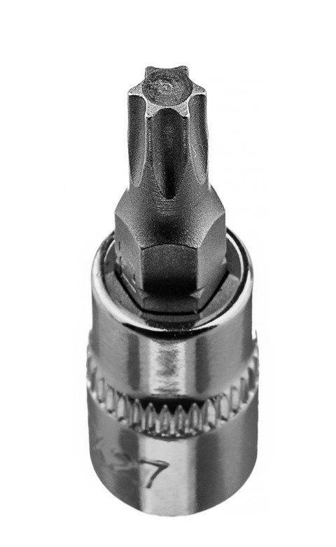 Końcówka Torx TX27 na nasadce 1/4", krótka, 37 mm NEO TOOLS