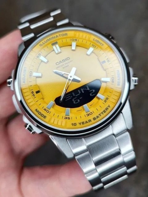 Casio ZEGAREK MĘSKI CASIO AMW-880D-9A + BOX