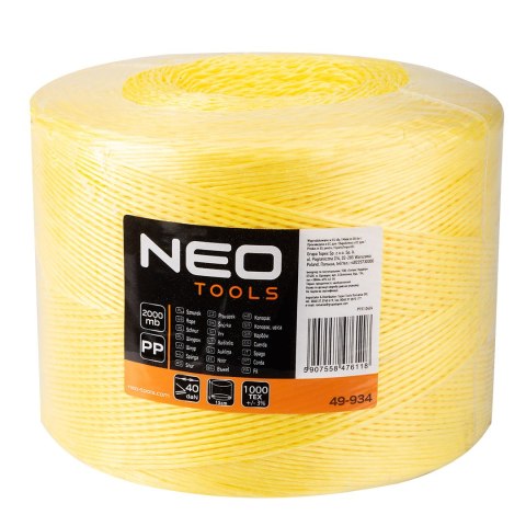 Sznurek polipropylenowy 2000 m NEO TOOLS