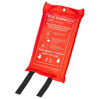 Koc gaśniczy szklany 1,2x1,8m NEO TOOLS