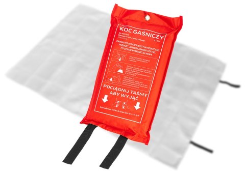Koc gaśniczy szklany 1,2x1,8m NEO TOOLS