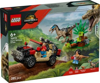 76972 | Ucieczka terenówką przed raptorem LEGO