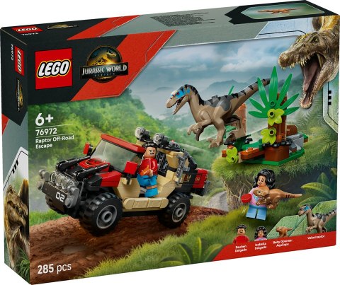 76972 | Ucieczka terenówką przed raptorem LEGO