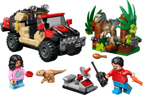 76972 | Ucieczka terenówką przed raptorem LEGO