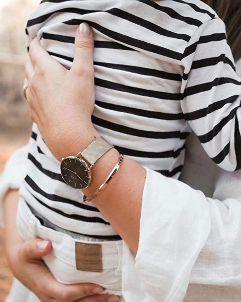 Daniel Wellington ZEGAREK DAMSKI DANIEL WELLINGTON DW00100345 - PETITE EVERGOLD 36mm (zw500f)