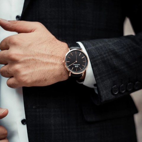 Daniel Wellington ZEGAREK MĘSKI DANIEL WELLINGTON Classic Black Sheffield DW00100127 + BOX