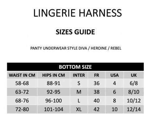 Uprząż bielizna Heroine Strap on me XL