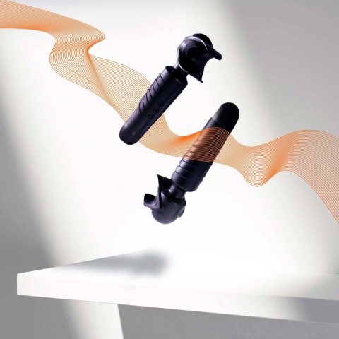 Masturbator wibrujący Man.wand EVO czarny 20 cm