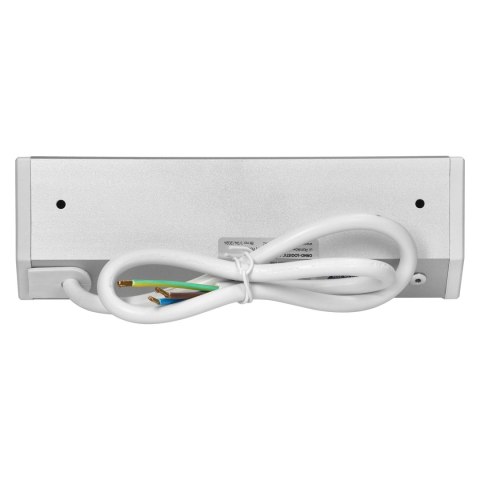Gniazdo meblowe 2x2P+Z (Schuko), 2xUSB (typ A+C; 2,4A), biało-srebrne Orno