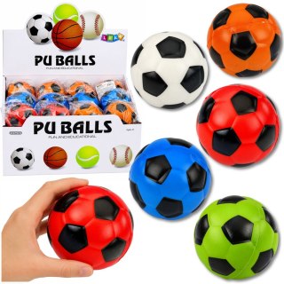 Piankowa Piłka Piłeczka Do Odbijania Ugniatania Zabawy Piłka Nożna 6cm LEAN TOYS