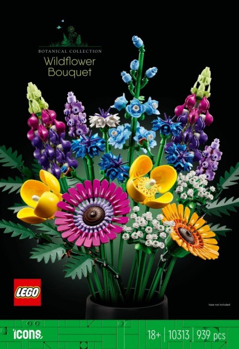 Klocki botanicals 10313 bukiet z polnych kwiatów LEGO