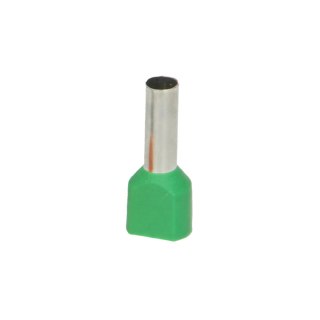 Tulejka izolowana podwójna, przekrój maksymalny 6mm-, długość miedzianej tulejki 14mm, 100 sztuk. Orno