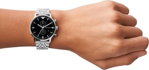 Emporio Armani ZEGAREK MĘSKI EMPORIO ARMANI AR0389 - CLASSIC CHRONOGRAPH (zi066a)