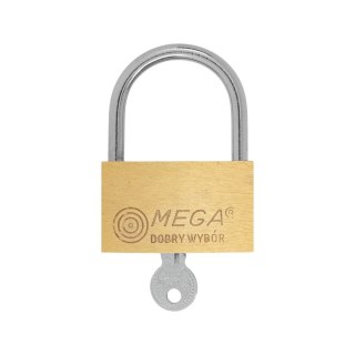 Kłódka mosiężna 20mm Mega