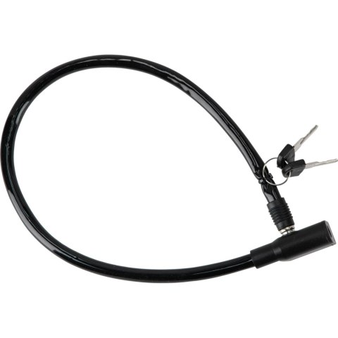 Linka stalowa w pvc 550mm, zamk. klucz powl. plast. Mega
