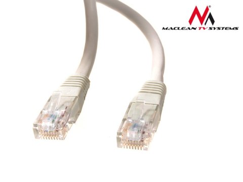 MCTV-650 Przewód, kabel patchcord UTP 5e wtyk-wtyk 20 m szary Maclean Maclean