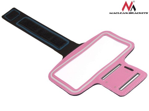 Etui na telefon na ramię różowy 4,8" Maclean MC-405 P Maclean