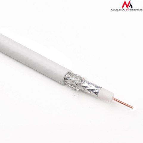 Kabel koncentryczny Maclean, Przewód antenowy satelitarny, 1.0CCS RG6, 100M, MCTV-572 Maclean