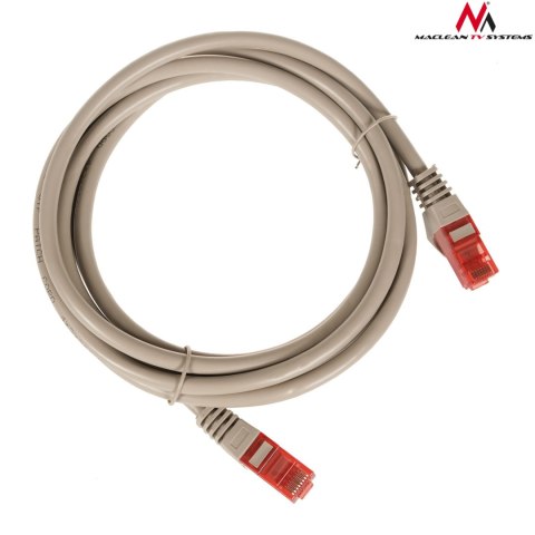 MCTV-302 S 47271 Przewód kabel patchcord UTP cat6 wtyk-wtyk 2m szary Maclean