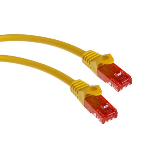 MCTV-302 Y 47274 Przewód kabel patchcord UTP cat6 wtyk-wtyk 2m żółty Maclean