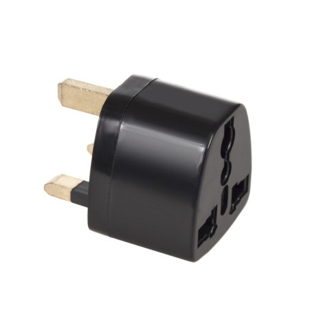 Adapter gniazdo EU na wtyk UK Maclean, czarny, MCE154 Maclean