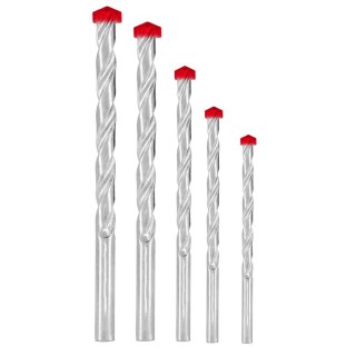 Wiertła do betonu kpl. szt.5 (4-10mm) w etui Mega