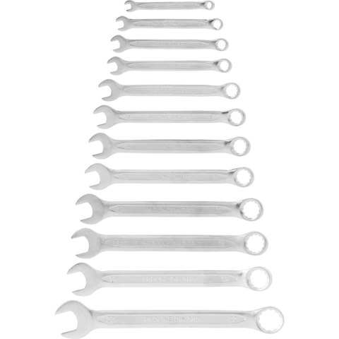 Klucze oczkowo-płaskie szt.12 (6-22mm), din 3113, cv,proline Proline