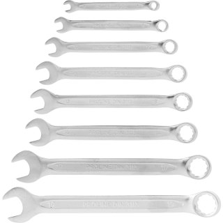 Klucze oczkowo-płaskie szt.8 (6-19mm), din 3113, cv, proline Proline