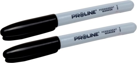 Markery perm. "okrągłe" 2 szt. czarne, karta, proline Proline