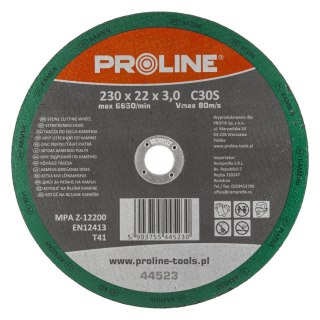 Tarcza do cięcia kamienia, t41, 230x3.0x22c30s proline Proline