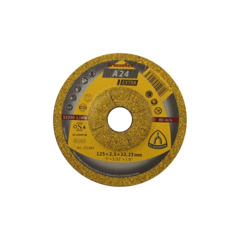 Tarcza do cięcia-metal a24extra 125*2,5*22 wyp.szt.1[231883] KLINGSPOR