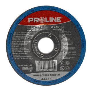 Tarcza do szlifowania metalu, t27, 115x6.0x22a24r proline Proline