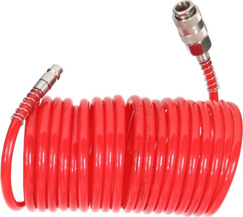 Wąż spiralny pu 10m, 6.5x10mm, 10bar, szybko-złączki proline Proline