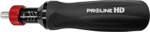Wkrętak dynamometryczny 1/4" 1-6nm, 195mm, proline hd Proline
