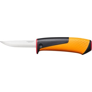 Nóż hobbystyczny z ostrzałką 209mm (czerwony) hardware Fiskars