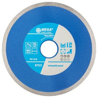 Tarcza diamentowa pełna (mat.bud) 125*2.0*5.0*22.2 Mega