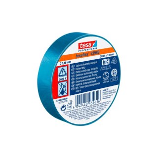 Taśma elektroizol.7000v pcw 10m:15mm niebieska (h5394702) Tesa